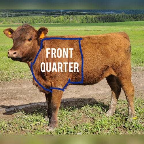 Beef by the Quarter: Fore ($9.45/lb)